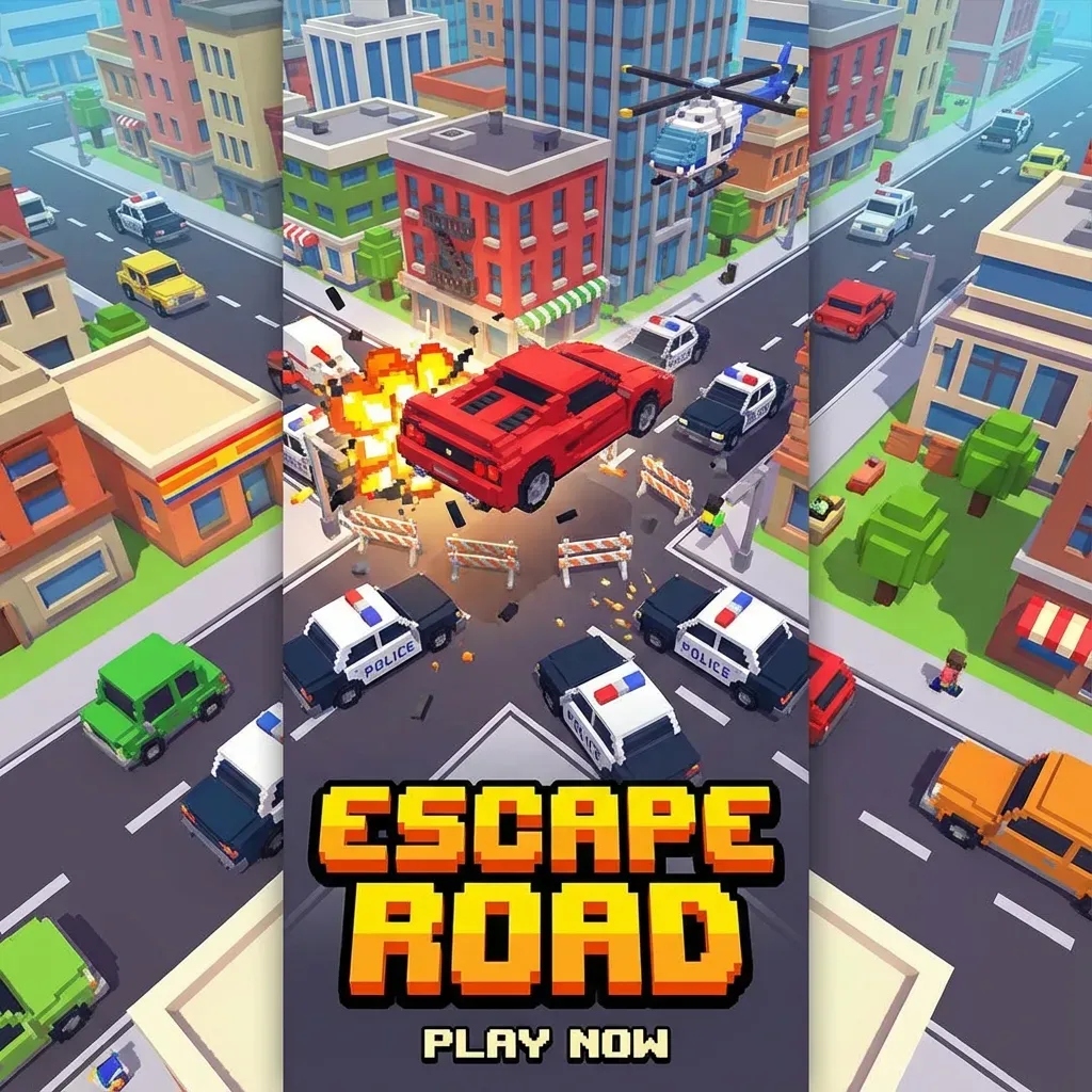 Escape Road 2 Gameplay Action - High Octane Chase
